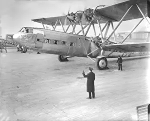 Handley Page HP42 Heracles Imperial Airways at Croydon airport