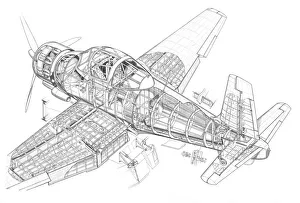 Images Dated 15th March 2011: Handley Page HPR 2 Cutaway Drawing