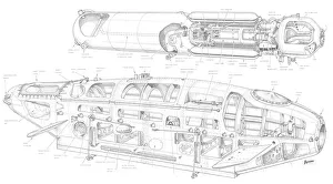 De Havilland Sprite Cutaway Drawing