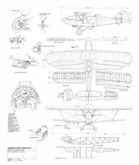 Military Aviation 1903-1945 Cutaways Collection: Hawker Hart Cutaway Drawing