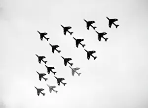 Hawker Hunter Formation 111 Sqn RAF SBAC 1962
