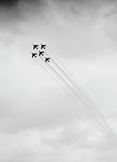Flight Gallery: Hawker Hunter Formation 111Sqn RAF SBAC 1957