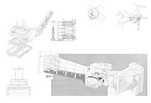 Hawker Siddeley V/stol wind tunnel Cutaway Drawing