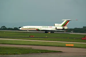 Hemus Air Tupolev TU154 at Manchester Airport UK