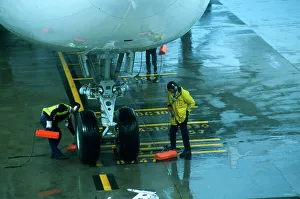 Flight Collection: hoare sydney chocks nosewell jal 74 4 ground staff