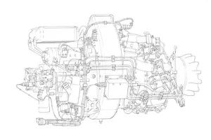 <b class=qtipBold><figcaption>Honeywell RE 220 Cutaway Drawing</figcaption></b><br><em>© Flightglobal</em> Honeywell RE 220 Cutaway Drawing