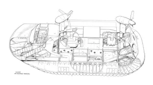 Hovercraft Development HD-2 Cutaway Drawing
