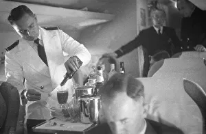 Interior: crew serving on DH Comet