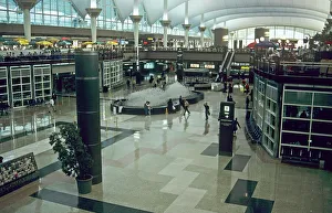Interior of Denver Airport, USA