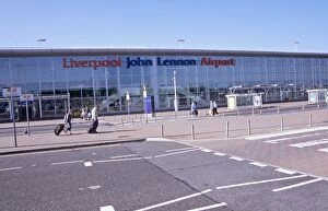 John Lennon Airport Liverpool - front of terminal building