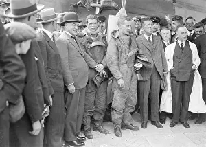 Kingsford Smiths arrival at Croydon from Australia