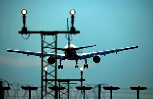 Landing over lights
