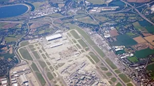Modern Aircraft Prints: London Heathrow Terminal 5 31 July 2007