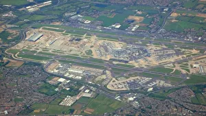 London Heathrow Terminal 5 Aerial View