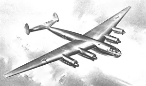 <b class=qtipBold><figcaption>Me-264 Cutaway Drawing</figcaption></b><br>Messerschmitt Me-264 Cutaway Drawing<br><em>© Flightglobal</em> Me-264 Cutaway Drawing