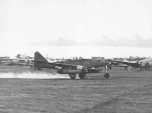 Airforce Collection: Messerschmitt Me 262 at Farnborough 1945