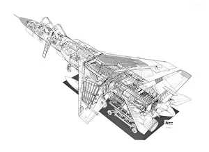 North American RA5 Vigilante Cutaway Drawing