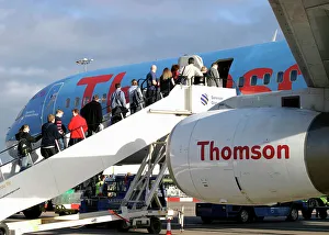 Modern Aircraft Prints: Passenger boarding