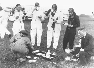 Pilots taking tea