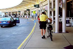 Police Patrol, at Birmingham Airport, Alabama, USA