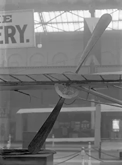 Two propellers of the single-seat tailless Weiss pusher monoplane