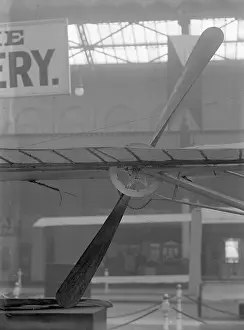 Two propellers of the single-seat tailless Weiss pusher monoplane