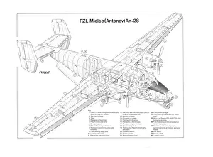 PZL Mielec (AN-28) Cutaway Drawing