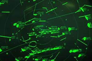 Radar Screen for Paris ATC