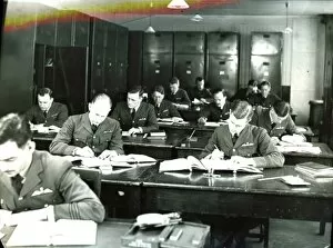 Flight Collection: RAF trainees in a class