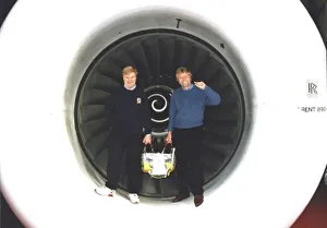 Richard Branson and Per Lindstrad aviators and balloonists Richard Branson and Per Lindstrad aviators and balloonists