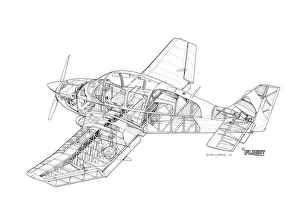 Robin DR 380 Prince Cutaway Drawing