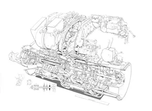 Rolls-Royce BS 360 - gem Cutaway Drawing