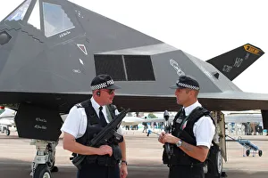 Flight Gallery: security patrol usaf police f117