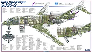 Sino Swearingen SJ30-2 Cutaway Poster