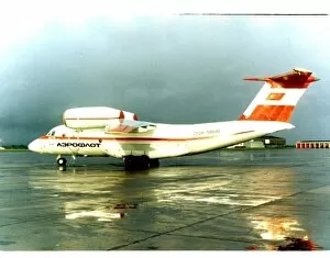 Flight Collection: Soviet Antonov An-74 aircraft in flight