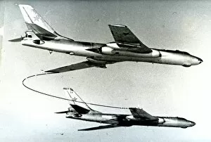 Flight Collection: Soviet Russian TU-16 re-fuelling in mid-flight
