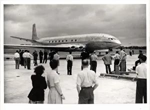 Static display of the De Havilland Comet