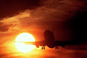 Sunset: Boeing 737