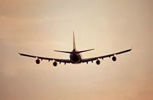 Sunset Boeing 747-400