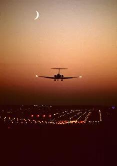 Modern Aircraft Gallery: Sunset landing MD80