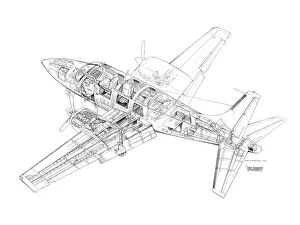 General Aviation Cutaways Collection: Ted Smith Aerostar 601P Cutaway Drawing