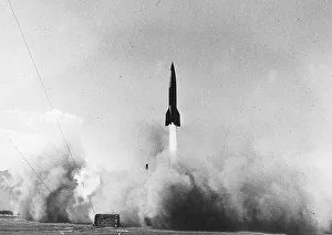 V2 rocket being fired