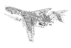 Vickers VC-10 Cutaway Drawing