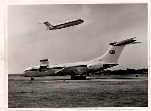 Vickers VC10 Gallery: Vickers VC10 and BAC 1-11 taking off above