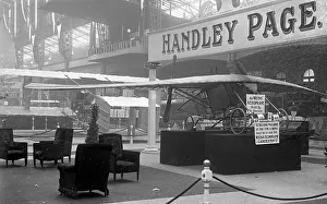 <b class=qtipBold><figcaption>Weiss Pusher Monoplane</figcaption></b><br>The Weiss Pusher Monoplane was exhibited by Handley Page at the 1909 Olympia Aero Show. A guarantee of flight was offered with the price of £500, but the machine, named 'Madge' after one of Weiss's five daughters, never managed to leave the ground.<br><em>© Flight Global 2009 - All Rights Reserved</em> Weiss Pusher Monoplane