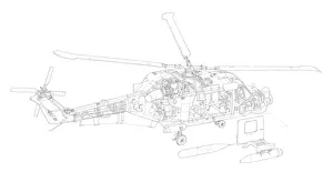 Westland, Lynx HAS. 3 Cutaway Drawing