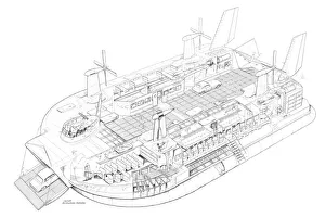 <b class=qtipBold><figcaption>Westland SR-N4 Cutaway Drawing</figcaption></b><br><em>© Flightglobal</em> Westland SR-N4 Cutaway Drawing