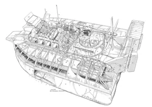 <b class=qtipBold><figcaption>Westland SR-N5 Cutaway Drawing</figcaption></b><br><em>© Flightglobal</em> Westland SR-N5 Cutaway Drawing