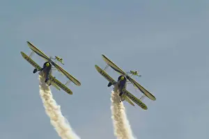 wing walking at The 2006 RAF Waddington aishow with the Utterley butterley