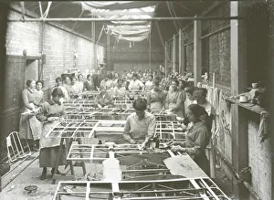 Flight Collection: Women at work in an aircraft factory